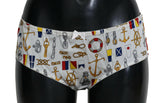 Dolce & Gabbana Underwear Sailor Print Silk Bottoms -   -  Dolce & Gabbana.